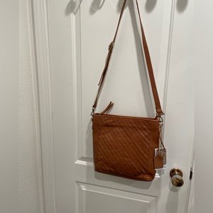 NWT Leather purse made in India.
